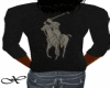 Grey/Char Polo Shirt 1