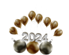 New Year 2024  Balloons