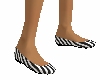 Zebra flat shoes