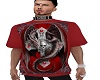 Red Gothic Dragon Tee