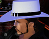 White Black Western Hat