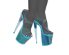 EMLIO BLUE STRIP HEELS