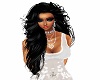Jez's black hair