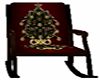 Xmas red Rocking Chair