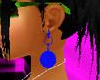 Blue Rave Earrings