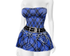 blue dres girl k
