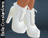 BC BEL BOOTS WHITE BEADS