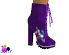 designer purple boots