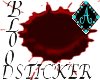 {Ama BloodSpot5 Sticker