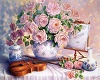 Violin and Roses