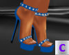 Blue Fancy Shoes