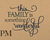 Family wall quote PM