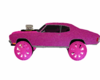 Pink car w rims