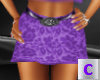 Purple Belted Skirt 