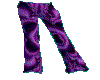purple n black pants