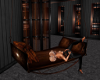 Brown suede Swing lounge