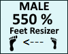 Feet Scaler 550%