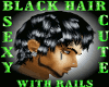 [RC]BLACK HAIR WITH RAIL