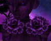 Violet Shoulder Roses L