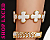 Cleef Gold Bracelet Set