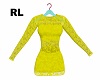 RL Yellow Lace Dress set
