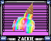 rainbow ice cream hat