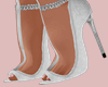 E* Gray Chain Heels