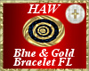 Blue & Gold Bracelet FL