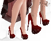 DRA Red Doll Pump Heels