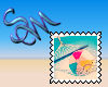 Beach Ball Stamp