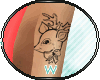 W| Reindeer tattoo.