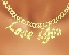 Love You necklace G F