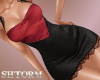 Red Black Dress