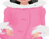 XK*Pink Coat Winter Kid
