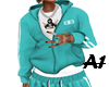 Stud Balenci Zip Teal
