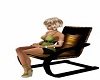 Blk & Gold cuddle chair2
