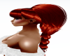 Red ponytail plait