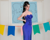 BluDressPregnantM121