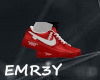 EM RED NIKE SHOES