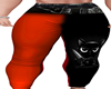 PANTS RED AND BLACK