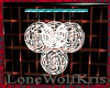 Crystal Ball Lamp Aqua