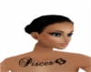 Pisces chest tattoo