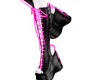 Pink Neon Platform Bootz