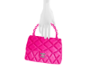 pink flap bag