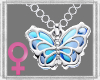 Butterfly Blue Crystal F