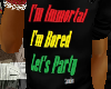 Funny tees let's party
