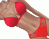 Silk & Lace Lingerie Red