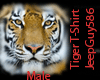 Tiger T-Shirt Male