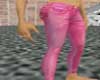 pink denim jeans skinny