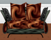 CHOCOLATE SWIRL COUCH